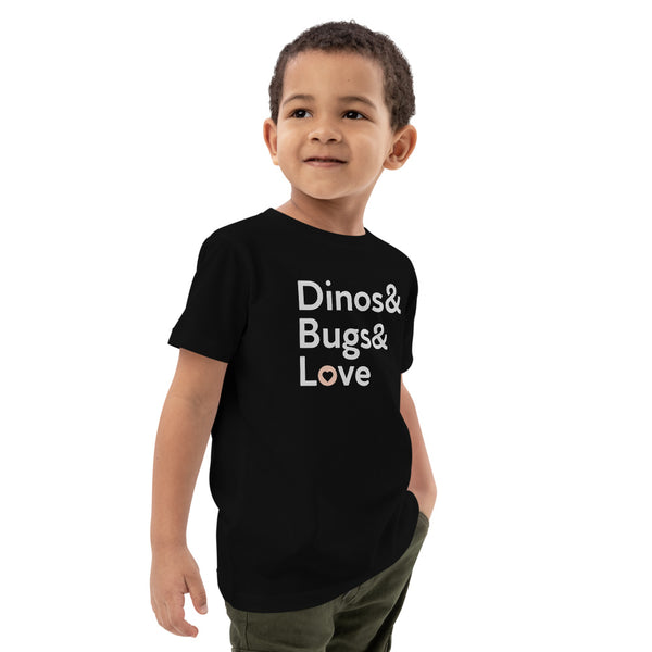 Dinos + Bugs Organic Cotton Kids T-Shirt