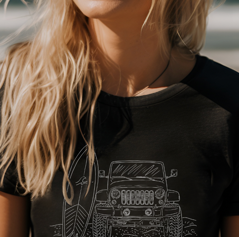 Women's Jeep Tee — Organic Cotton