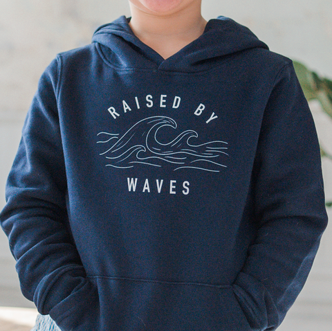 Raised by Waves Kids Eco-Hoodie