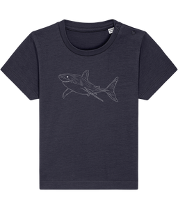 Sharky Organic Cotton Baby Tee