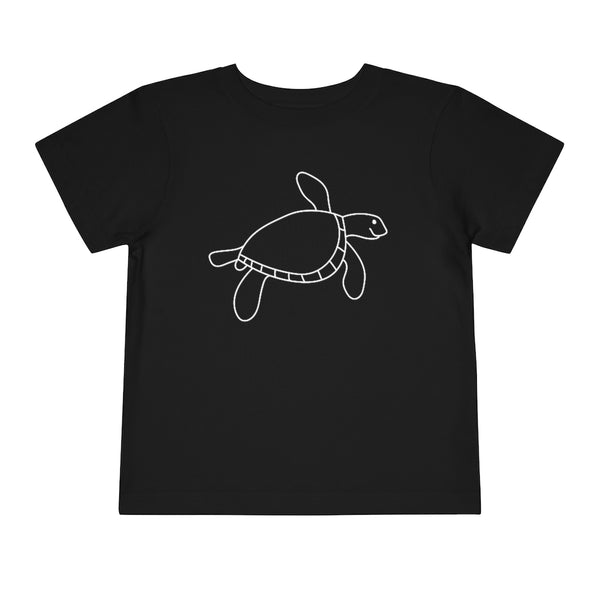 Happy Turtle Toddler Short Sleeve Tee
