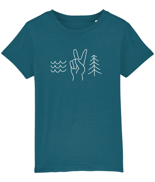 Find Peace in Nature Organic Kids' Tee