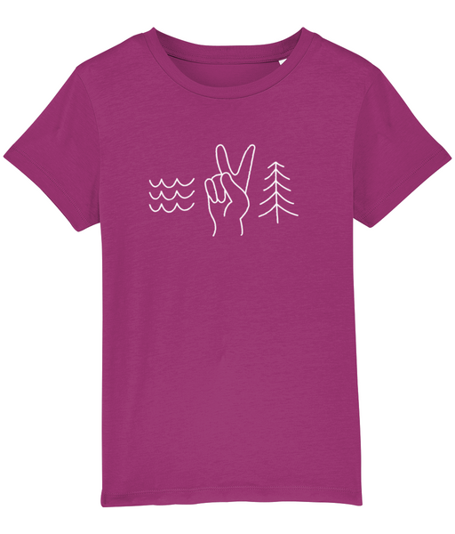 Find Peace in Nature Organic Kids' Tee