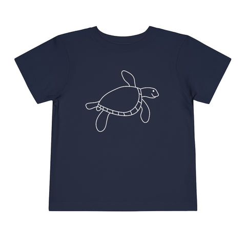 Happy Turtle Toddler Short Sleeve Tee