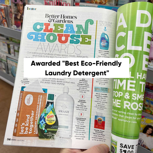 Kind Laundry Zero Waste Laundry Detergent Sheets (Fragrance-Free)