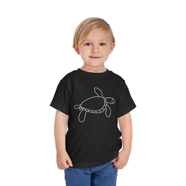 Happy Turtle Toddler Short Sleeve Tee