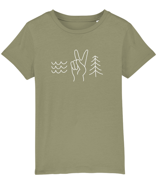 Find Peace in Nature Organic Kids' Tee