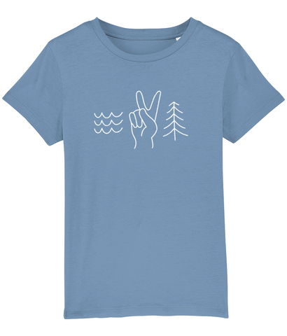 Find Peace in Nature Organic Kids' Tee