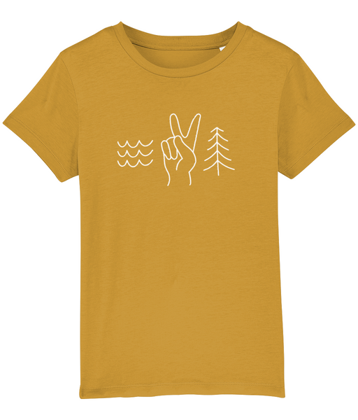 Find Peace in Nature Organic Kids' Tee