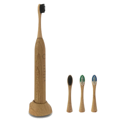 Sonic Bamboo Electric Toothbrush + Replacement Heads