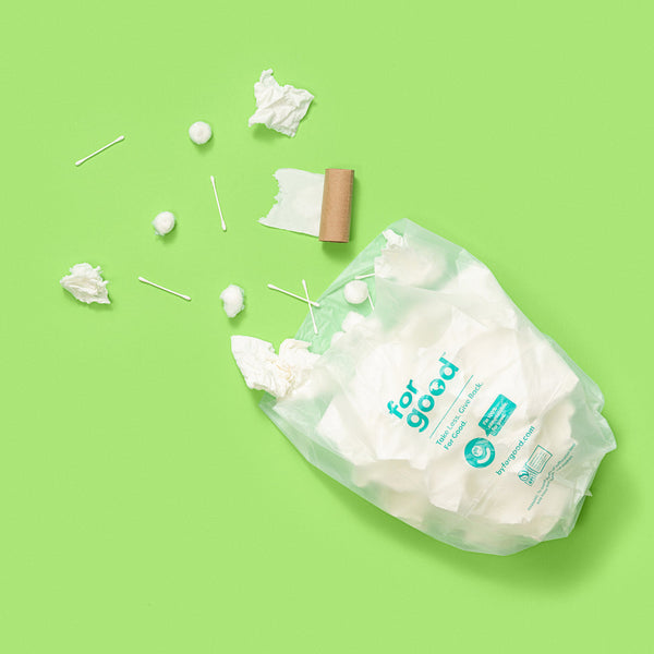 For Good Compostable 4 Gallon Trash Bags (25pk)