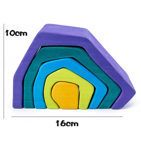 Eco-play Elements Nesting Blocks: Earth