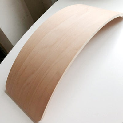Natural Waldorf Wooden Balance Board for Kids