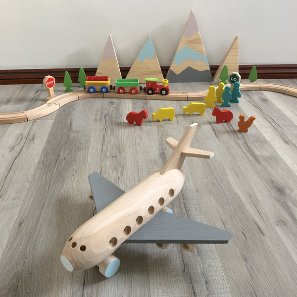 Handmade Wooden Airplane