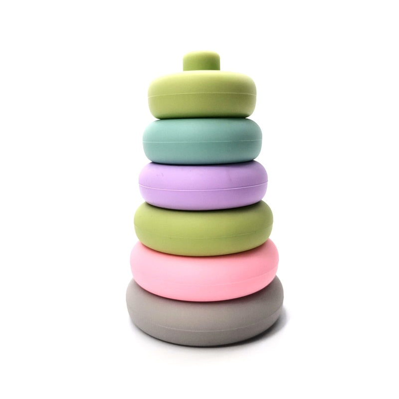 Soft Silicone Stacking Blocks - Round – Of Intention