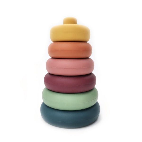 Soft Silicone Stacking Blocks - Round