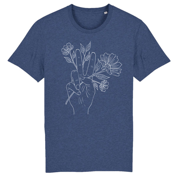 Peace + Blooms Organic Cotton Rocker Tee