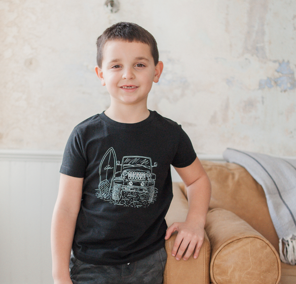 Kids Jeep Tee - Organic Cotton