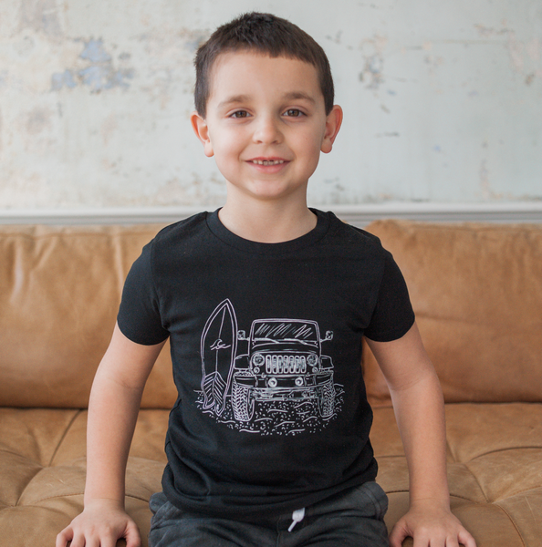 Kids Jeep Tee - Organic Cotton