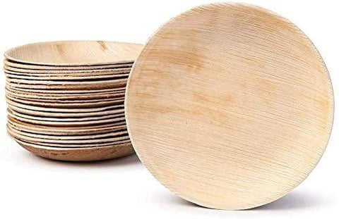 Palm Leaf Plates Round 8" Inch
