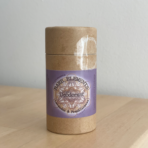 Lavender & Frankincense All Natural Vegan Deodorant in Paper Tube - Baking Soda Free