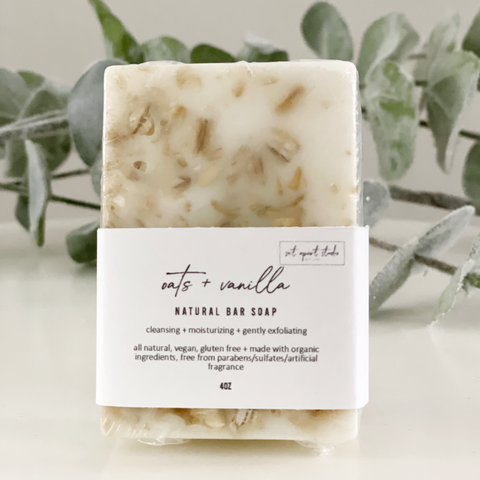 Oats + Vanilla Organic Bar Soap