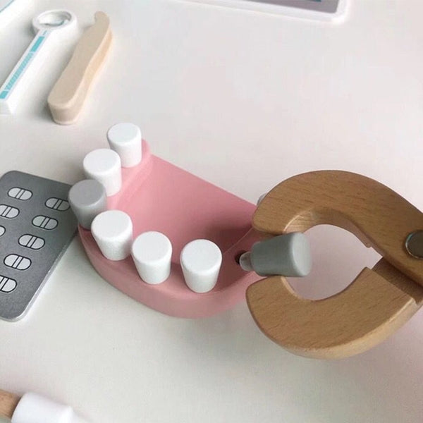 Play Pretend Wood Medical Kit (Doctor + Dentist)