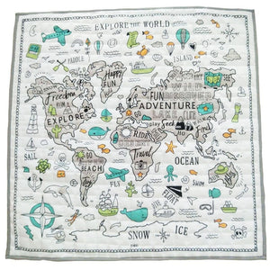 Organic Cotton Baby World Explorer Play Mat