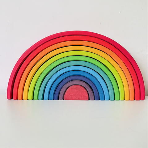 Wooden Rainbow Stacker