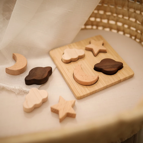 I Love You to the Moon and Back Wooden Puzzle