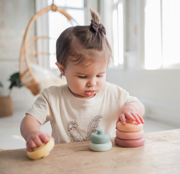 Soft Silicone Stacking Blocks - Round