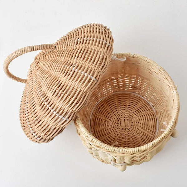 Ellie Mushroom House Basket for Kids