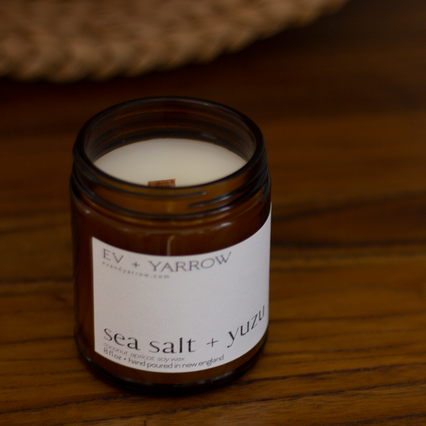 Sea Salt and Yuzu Coconut Soy Candle