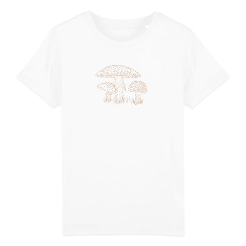 Kids Mushroom Tee — Organic Cotton
