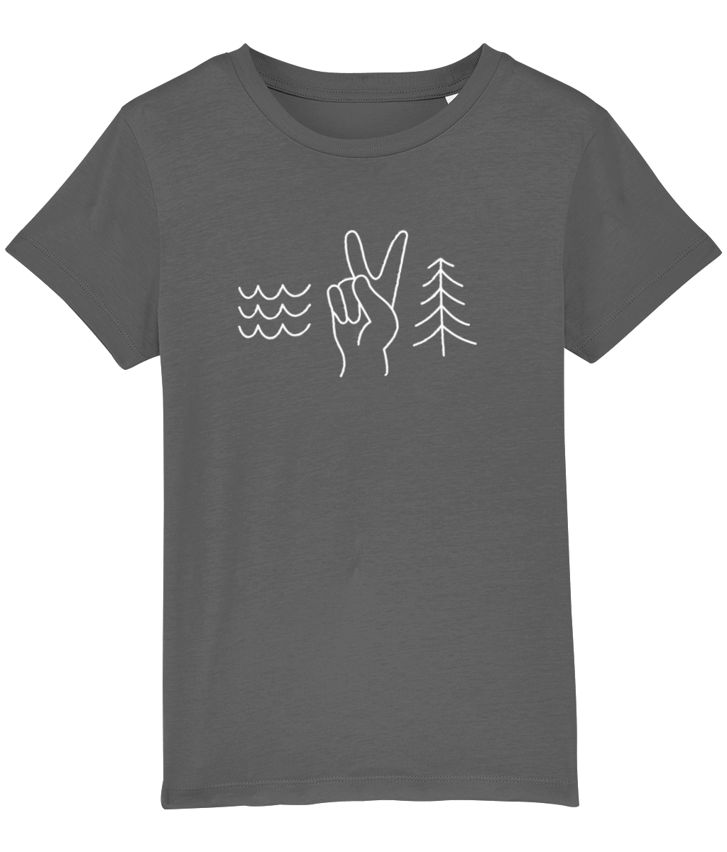 Find Peace in Nature Organic Kids' Tee