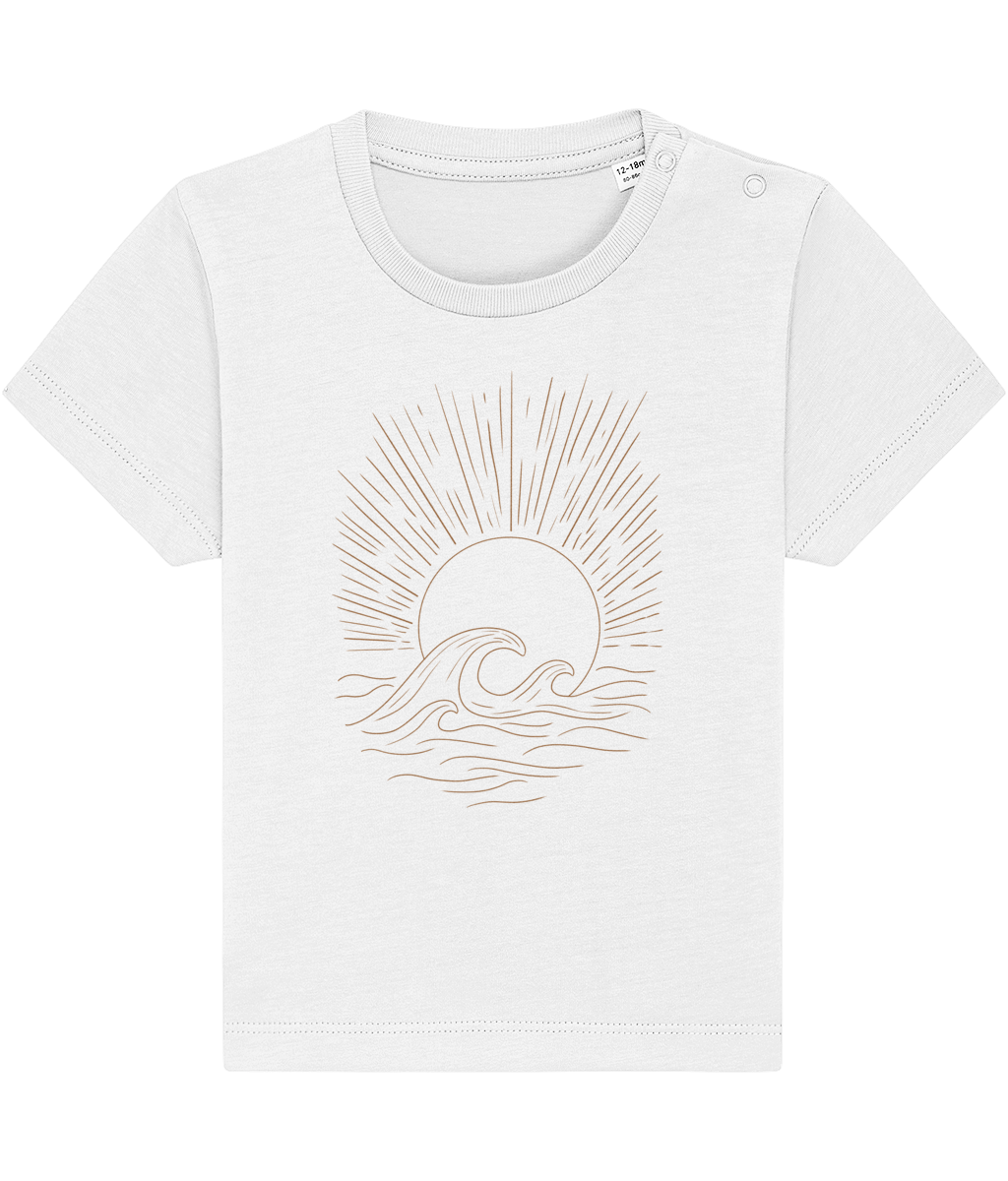 Sun + Sea Baby Tee — Organic Cotton