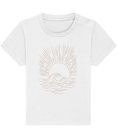 Sun + Sea Baby Tee — Organic Cotton