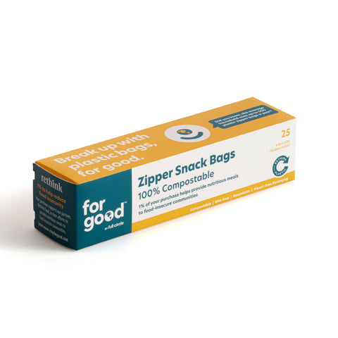 For Good Compostable Snack Bags (25pk)