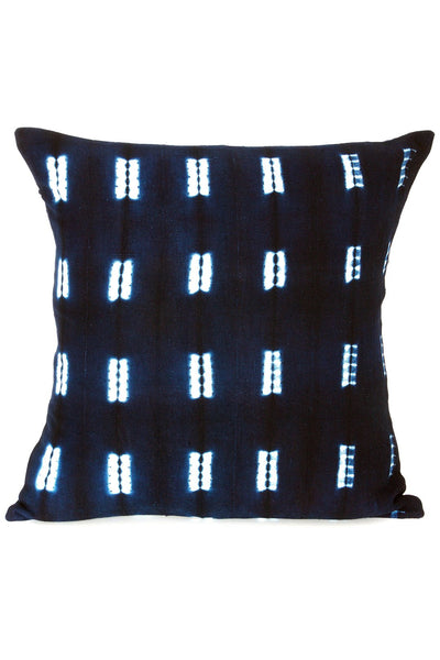 Malian Decorative Indigo Pillow with optional insert