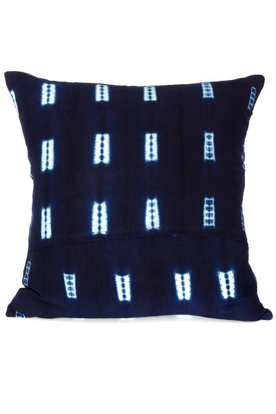 Malian Decorative Indigo Pillow with optional insert