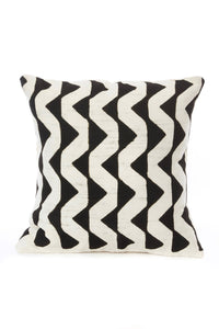 Malian Mudcloth Expedition Organic Cotton Pillow with optional insert