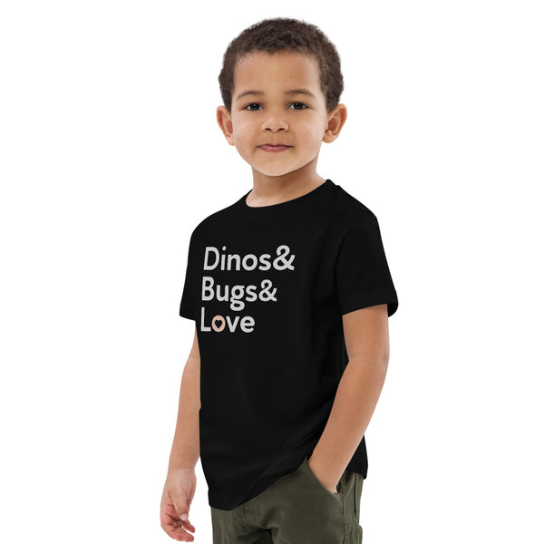 Dinos + Bugs Organic Cotton Kids T-Shirt
