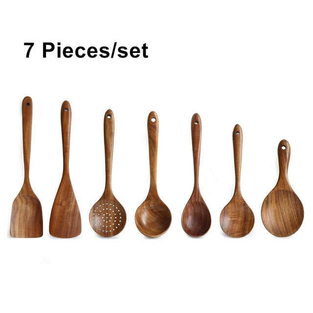 Teak Wood Spoons
