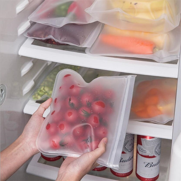 Silicone Food Storage Bags - 3 sizes