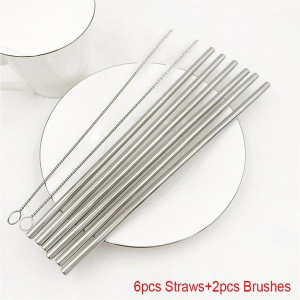 Short Stainless Steel Drinking Straw For Kids