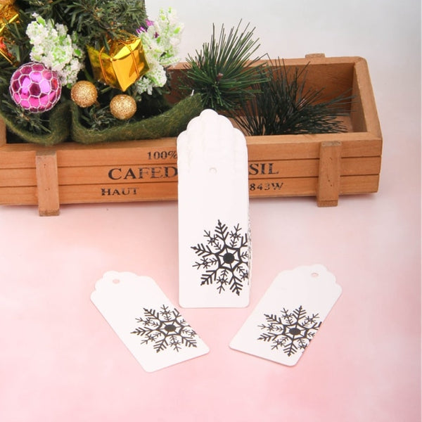 Snowflake Kraft Paper Hang Tags