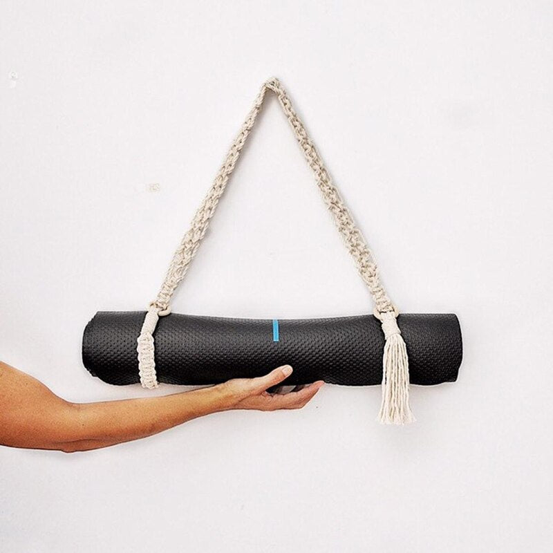Handmade Boho Macrame Yoga Mat Strap – Of Intention