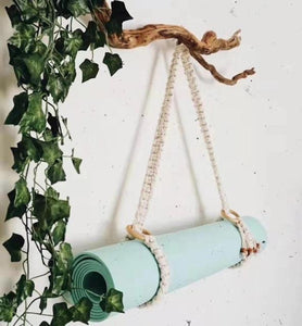 Handmade Boho Macrame Yoga Mat Strap