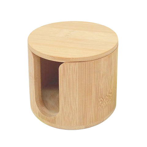 Bamboo Cotton Pad Storage