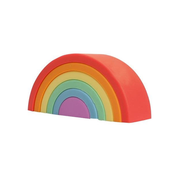 Silicone Rainbow Stacker Montessori Learning